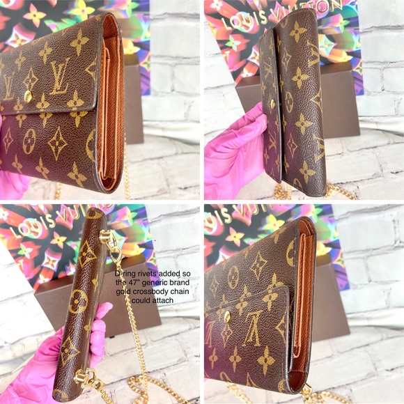 Louis Vuitton Etui Papiers Wallet Crossbody with charm - Picture 8 of 16